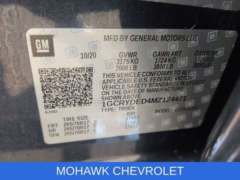 Used 2021 Chevrolet Silverado 1500 LT w/ Bed Protection Package AWD/4WD image 34