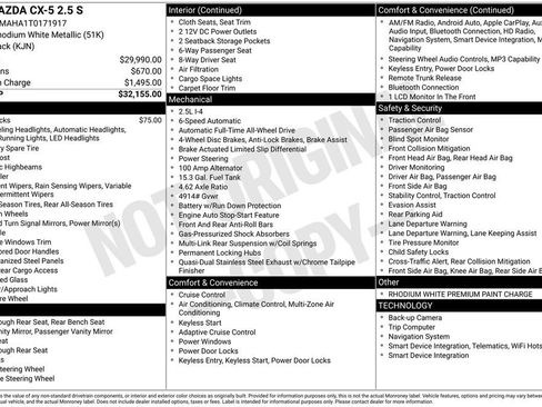 New 2026 MAZDA CX-5 AWD 2.5 S image 34