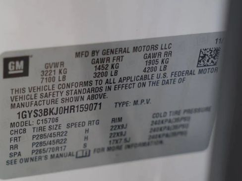 Used 2017 Cadillac Escalade Luxury RWD image 17