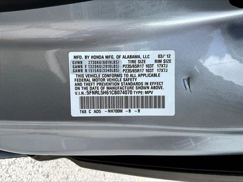 Used 2012 Honda Odyssey EX-L image 19