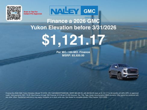 New 2026 GMC Yukon Elevation image 7