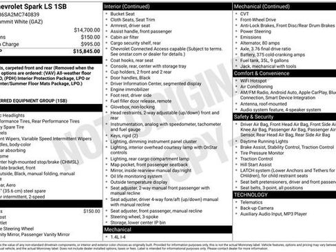 Certified 2021 Chevrolet Spark LS image 22