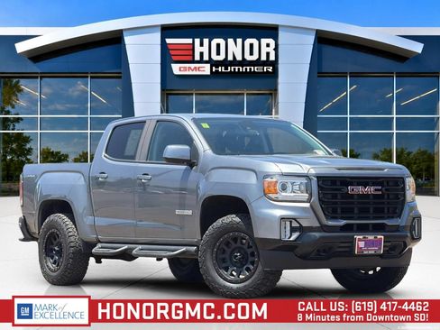 Used 2021 GMC Canyon Elevation w/ Driver Alert Package AWD/4WD image 1