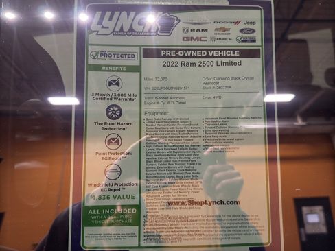 Used 2022 RAM 2500 Limited image 36