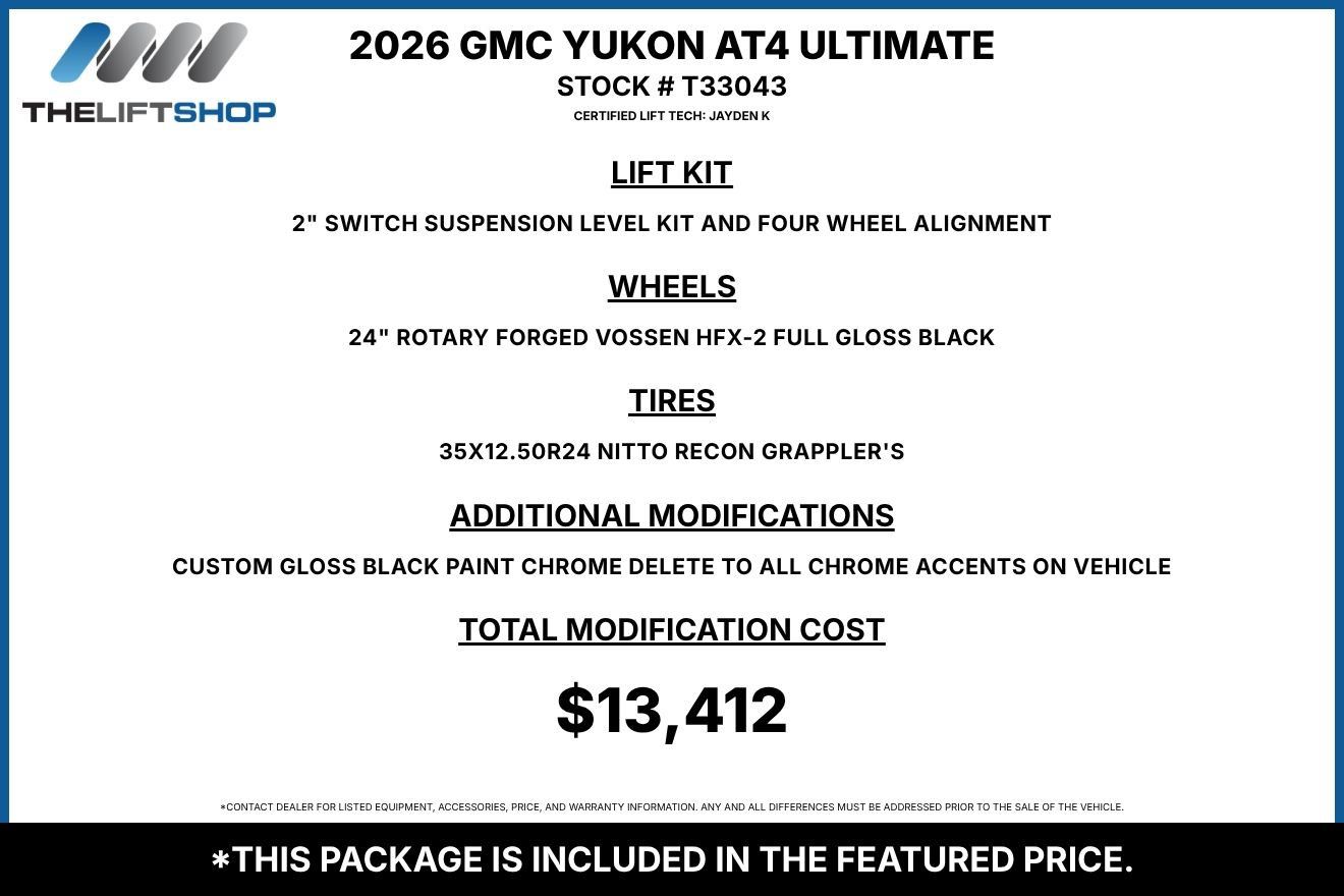 Used 2026 GMC Yukon AT4 Ultimate AWD/4WD image 2