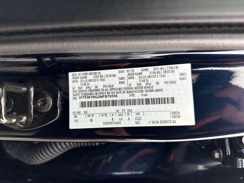 Used 2022 Ford F150 Raptor w/ Raptor 37 Performance Package image 19