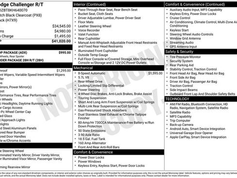 Used 2019 Dodge Challenger R/T w/ Blacktop Package image 26