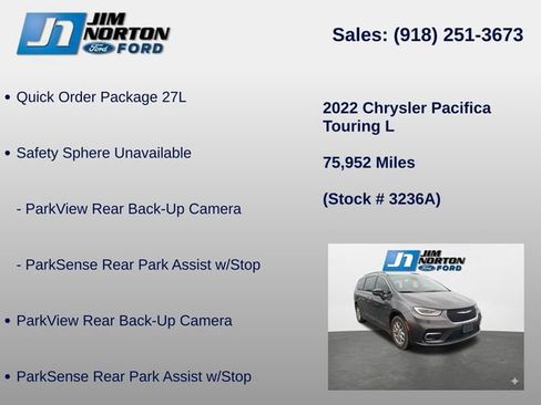 Used 2022 Chrysler Pacifica Touring-L image 8