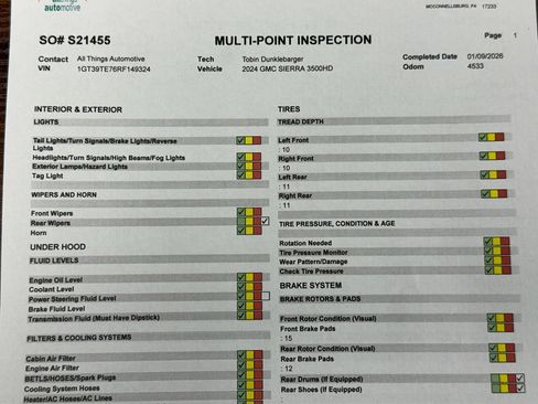 Used 2024 GMC Sierra 3500 SLE w/ SLE Convenience Package image 37