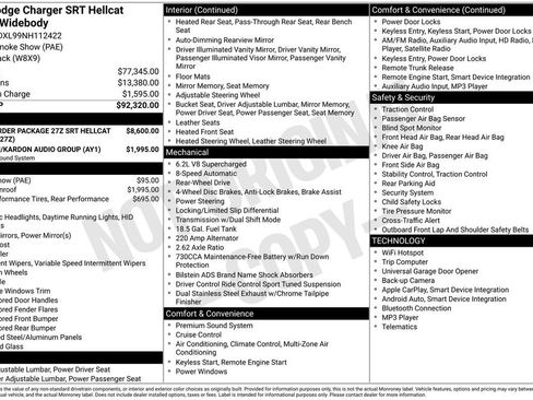 Used 2022 Dodge Charger SRT Hellcat image 9