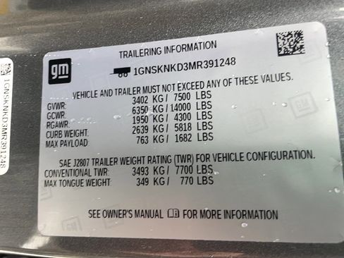 Used 2021 Chevrolet Tahoe LT image 21