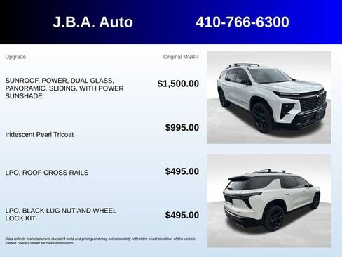 Used 2025 Chevrolet Traverse RS AWD/4WD image 5