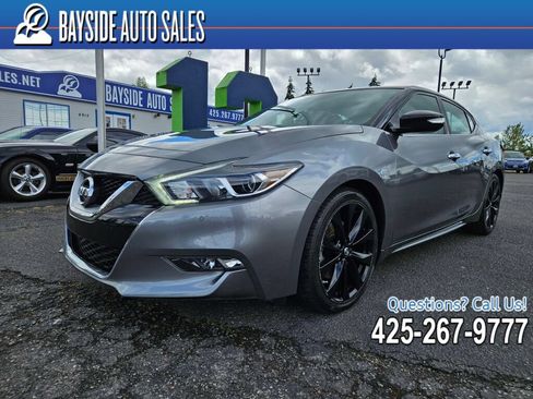 Used 2017 Nissan Maxima SR w/ Midnight Edition FWD image 1