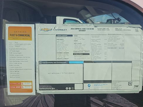 New 2024 Chevrolet Express 3500 w/ Power Convenience Package image 14