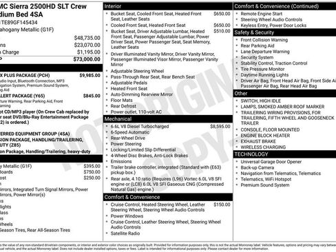 Used 2016 GMC Sierra 2500 SLT w/ Duramax Plus Package image 10