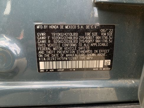 Used 2023 Honda HR-V EX-L image 36