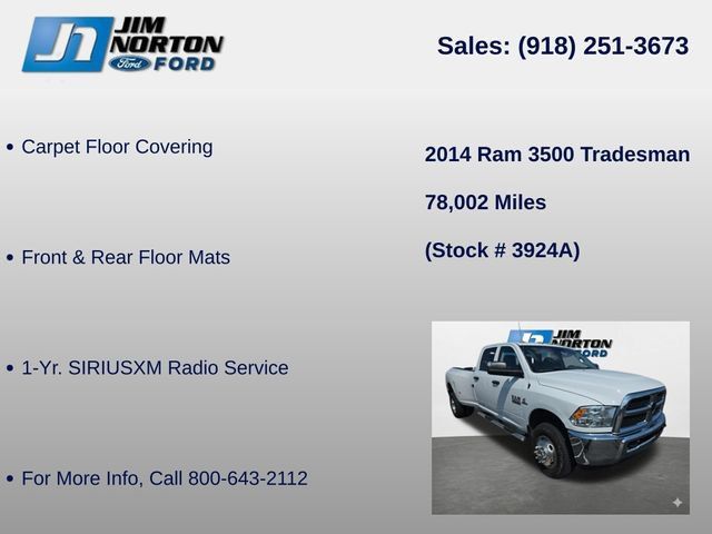 Used 2014 RAM 3500 Tradesman w/ Chrome Appearance Group AWD/4WD image 10