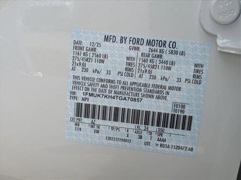 New 2026 Ford Explorer ST-Line w/ ST-Line Street Pack image 17