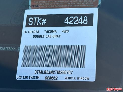 New 2026 Toyota Tacoma SR5 AWD/4WD image 27