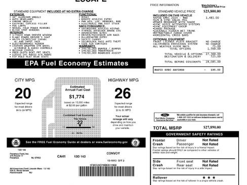 Used 2011 Ford Escape XLT w/ 202A Rapid Spec Order Code AWD/4WD image 2