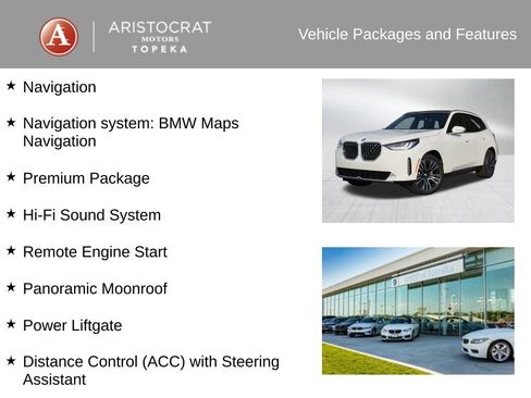 New 2026 BMW X3 xDrive30i w/ Premium Package AWD/4WD image 4