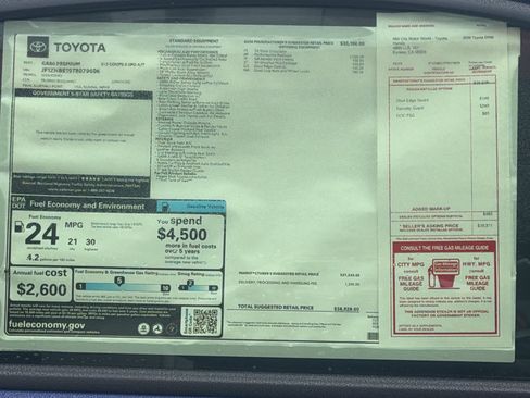 New 2026 Toyota GR86 Premium w/ Performance Package RWD image 30