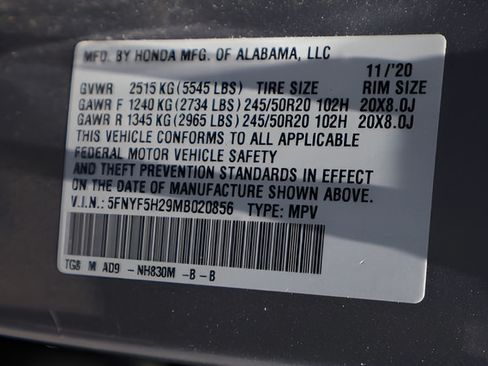 Used 2021 Honda Pilot Special Edition image 30