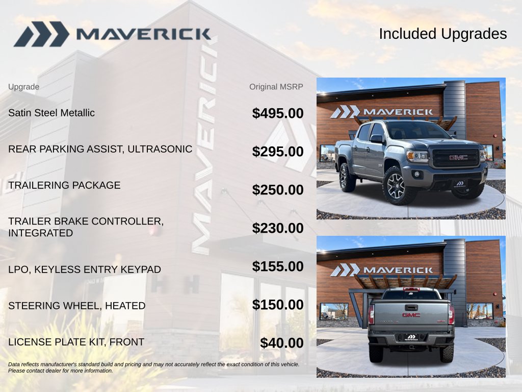 Used 2019 GMC Canyon All Terrain w/ Trailering Package AWD/4WD image 7