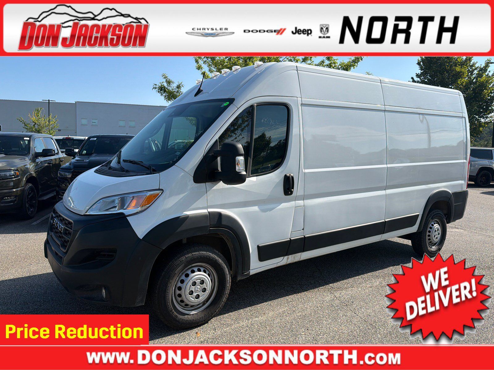 Used 2024 RAM ProMaster 2500 w/ Convenience Group FWD image 1