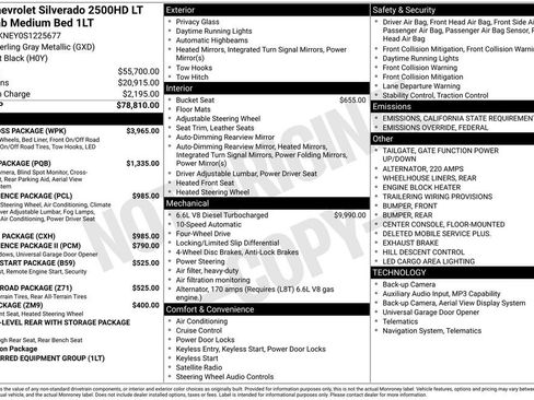 New 2025 Chevrolet Silverado 2500 LT w/ Trail Boss Package image 33