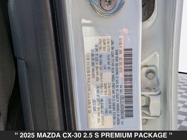 Used 2025 MAZDA CX-30 AWD 2.5 S w/ Premium Package image 41