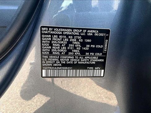 Used 2021 Volkswagen Atlas SEL Premium AWD/4WD image 30