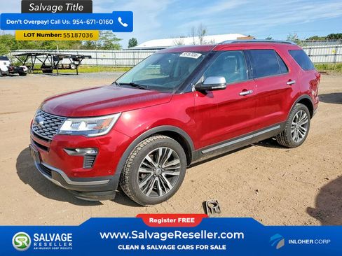 Used 2018 Ford Explorer Platinum AWD/4WD image 1