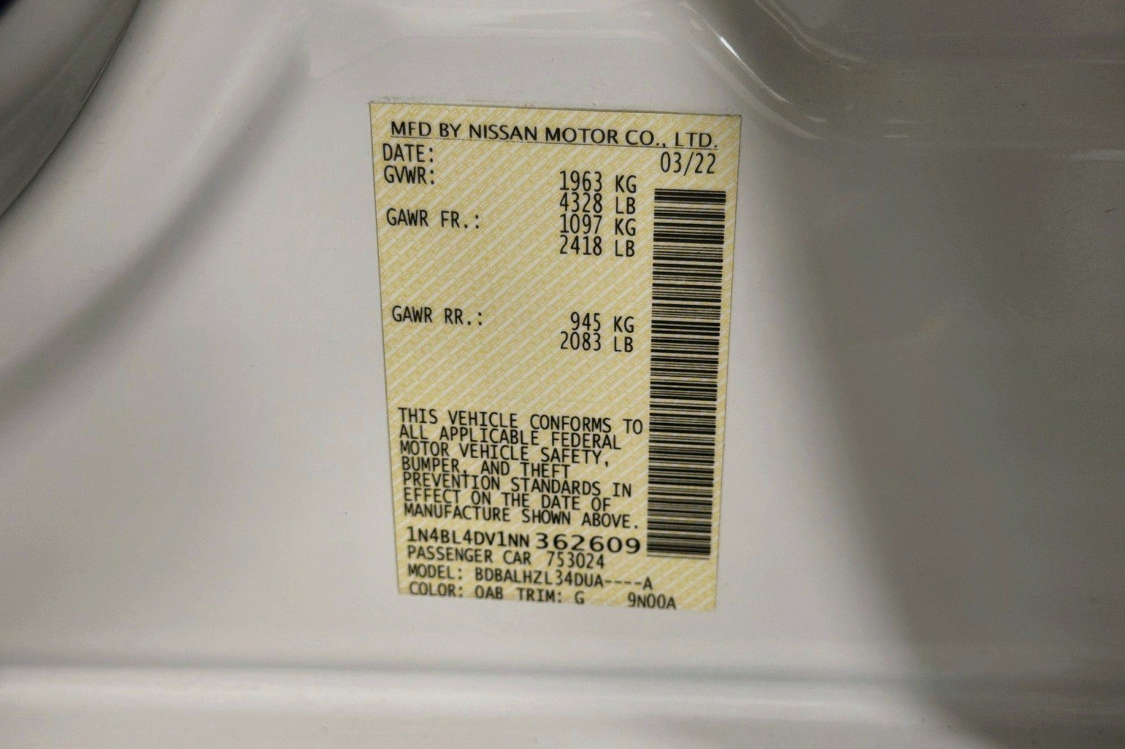 Used 2022 Nissan Altima 2.5 SV FWD image 26