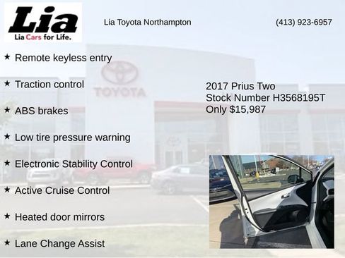 Used 2017 Toyota Prius Two w/ Prius Two Safety Plus Package image 7