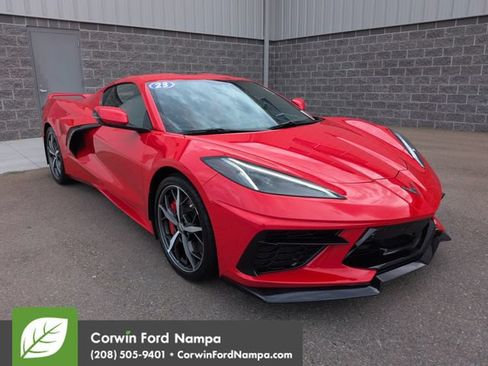Used 2023 Chevrolet Corvette Stingray Premium Cpe w/ Z51 Performance Package RWD image 1