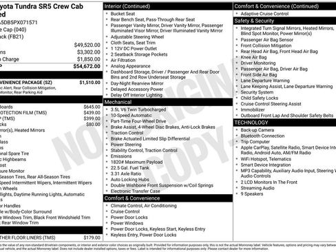 Used 2023 Toyota Tundra SR5 w/ SR5 Convenience Package AWD/4WD image 6