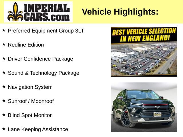 Certified 2023 Chevrolet Blazer LT w/ Sound & Technology Package AWD/4WD image 3