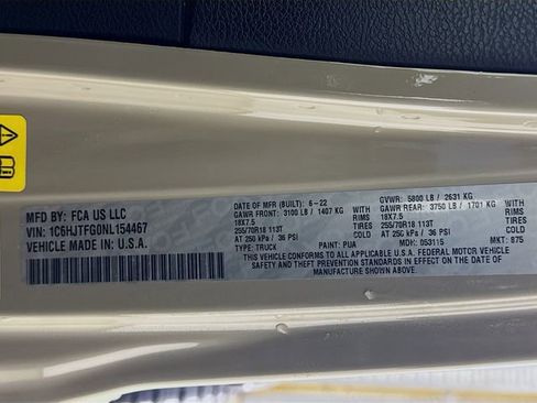 Used 2022 Jeep Gladiator Overland w/ Popular Equipment Package image 35