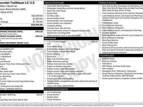 New 2026 Chevrolet TrailBlazer LS w/ LS Convenience Package FWD image 4