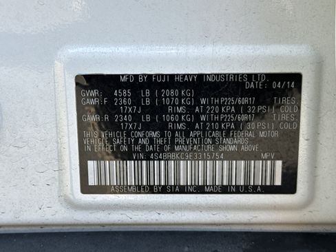 Used 2014 Subaru Outback 2.5i Limited image 30