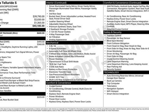 Used 2023 Kia Telluride S w/ S Sunroof Package image 10