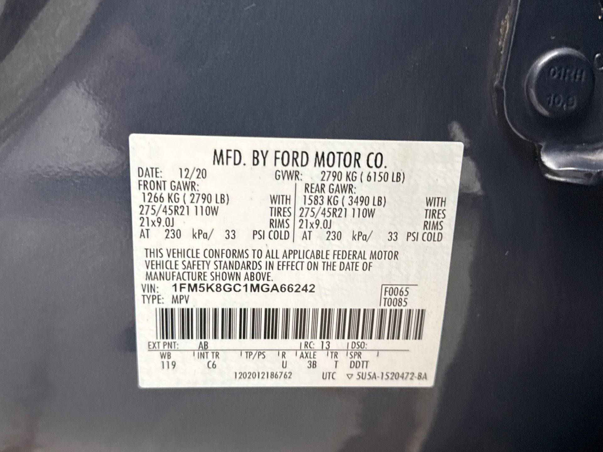 Used 2021 Ford Explorer ST w/ Equipment Group 401A AWD/4WD image 27