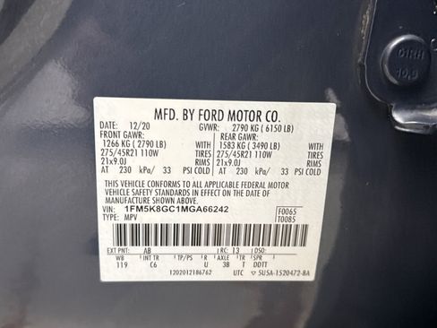 Used 2021 Ford Explorer ST w/ Equipment Group 401A AWD/4WD image 27