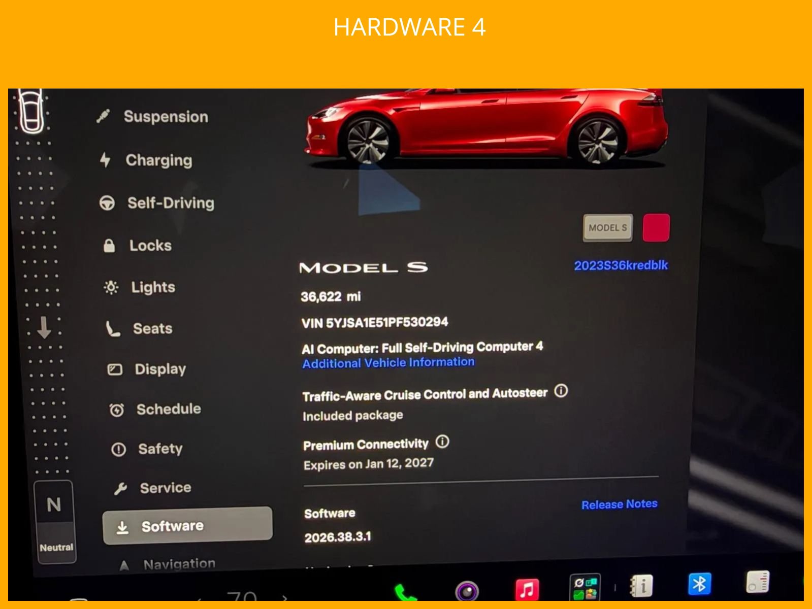 Used 2023 Tesla Model S Standard Range AWD/4WD image 2