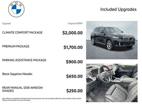 Used 2026 BMW X5 xDrive40i w/ Climate Comfort Package AWD/4WD image 3