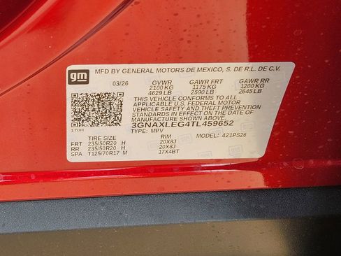 New 2026 Chevrolet Equinox RS w/ LPO, Floor Liner Package FWD image 22