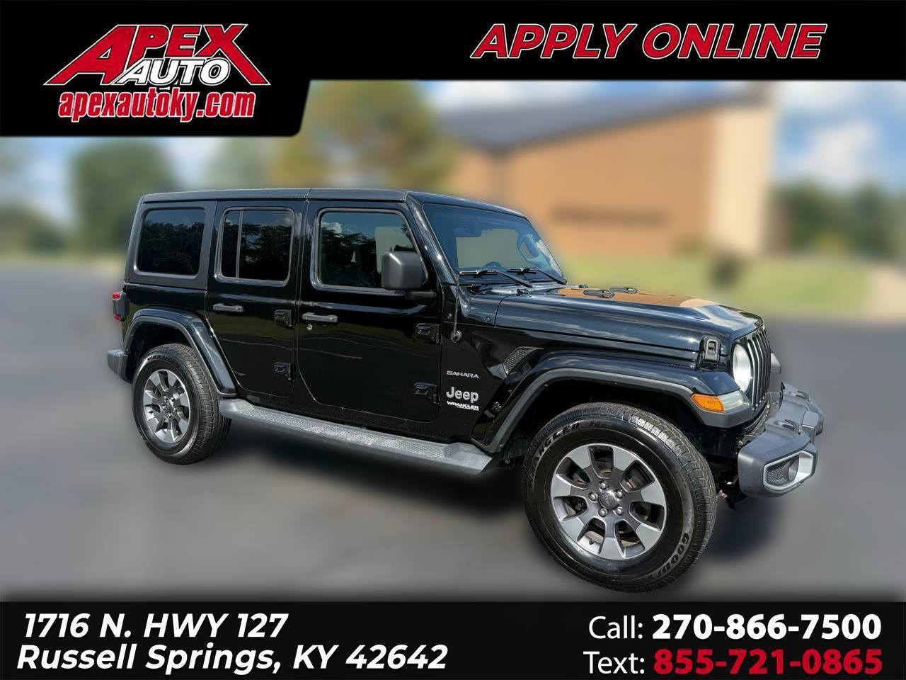 Used 2018 Jeep Wrangler Unlimited Sahara AWD/4WD image 1