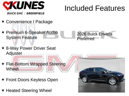 New 2026 Buick Envista Preferred w/ Convenience I Package FWD image 3