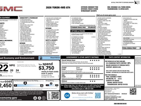 New 2026 GMC Yukon AT4 image 4